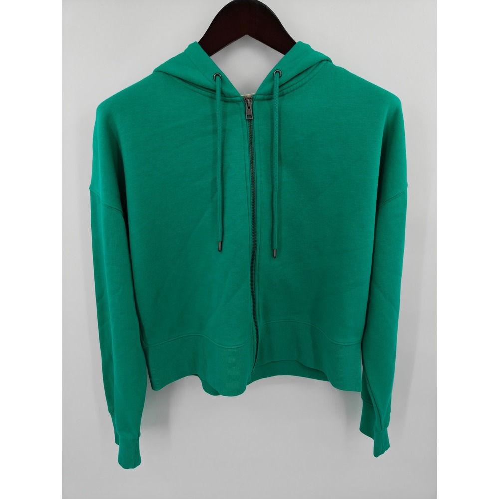 Universal Thread Womens Green Full Zip Fleece Hoodie Sweatshirt Large NWT 3909